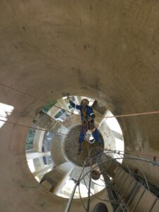 concrete repair at heights