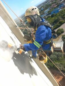 cutting at heights